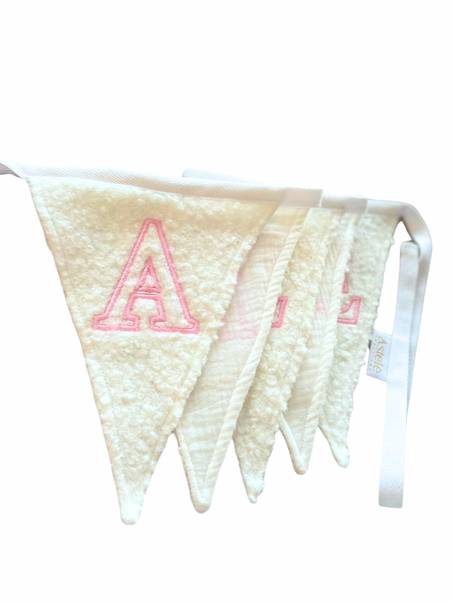 Personalised Boucle Bunting