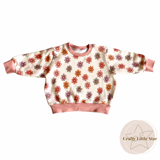 Floral Oversized Sweatshirt 6-9 months