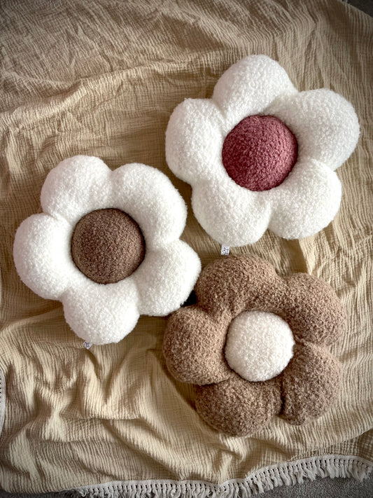 Boucle Daisy Cushion